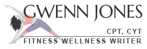 Logo for gwennjones.com fitness wellness lifestyle writer