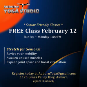 Free class promo post Stretching or Seniors