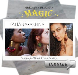 Social media promo for designer jewelry website