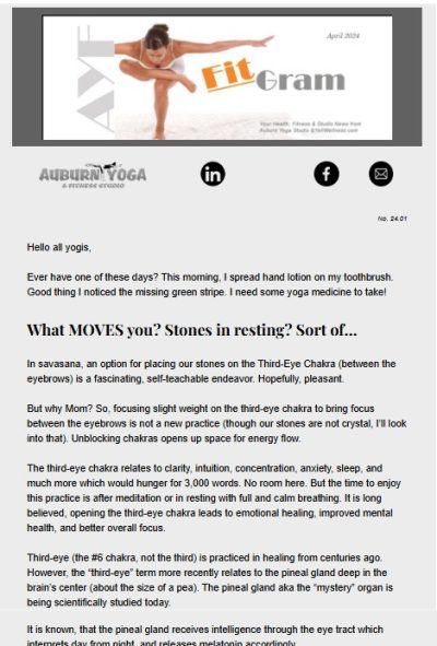 Image for Fitgram fitness-wellness newsletter